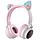 Беспроводные наушники Hoco W27 полноразмерные с микрофоном цвета: розовый или серый с розовым, фото 3
