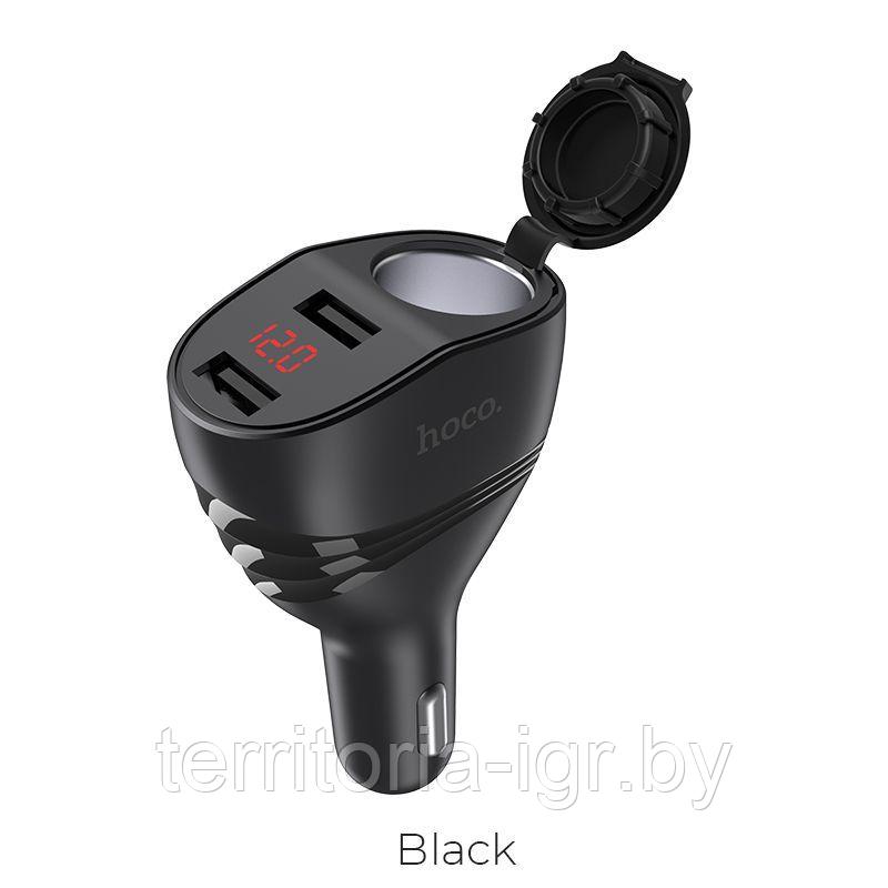 Автомобильное ЗУ Z34 3.1A 2-USB черный Hoco - фото 2 - id-p168159190