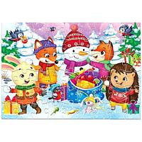 Пазлы в металлической коробке Puzzle Time Новогодние забавы