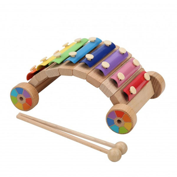 Ксилофон-каталка Мир деревянных игрушек Радуга - фото 1 - id-p168159657