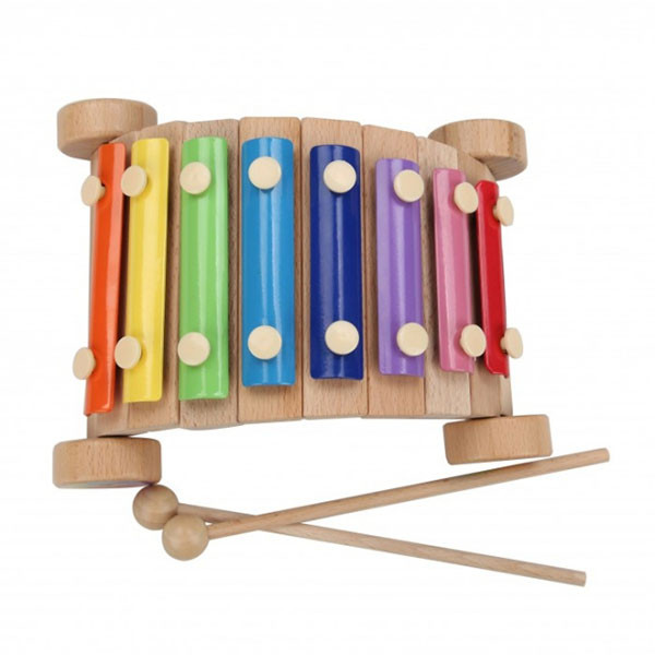 Ксилофон-каталка Мир деревянных игрушек Радуга - фото 2 - id-p168159657