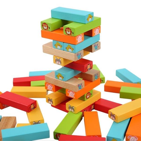 Падающая башня Мир деревянных игрушек Угадай кто? - фото 1 - id-p168159735