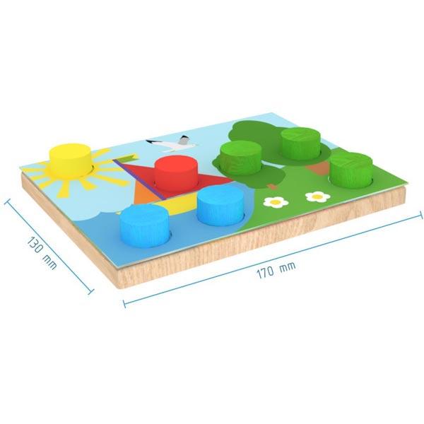 Игровой набор Краснокамская игрушка Цветные пеньки - фото 4 - id-p168159759