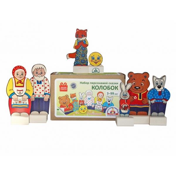 Набор персонажей сказки Краснокамская игрушка Колобок - фото 1 - id-p168159761