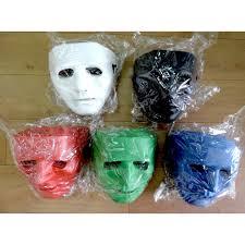 Карнавальная маска "Анонимус" Гая фокса разные цвета - фото 3 - id-p168161137