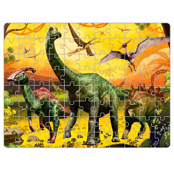Обучающий набор книга и пазл Puzzle Time В мире динозавров - фото 4 - id-p168157368