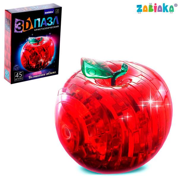 Пазл 3D кристаллический ZABIAKA Яблоко - фото 2 - id-p168157391