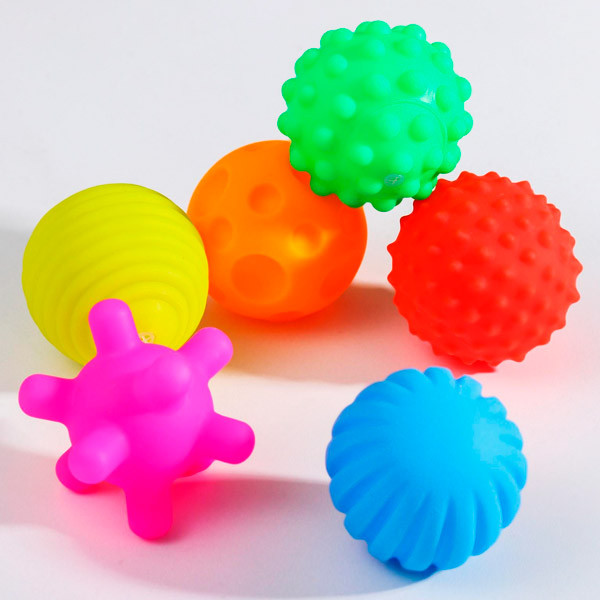 Подарочный набор развивающих мячиков Крошка Я Цвета и формы - фото 2 - id-p168157400
