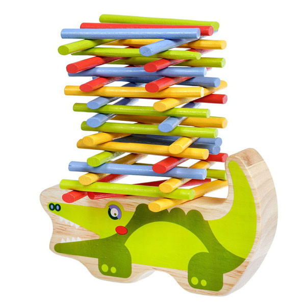 Настольная игра Мир деревянных игрушек Крокодил балансир - фото 1 - id-p168160086