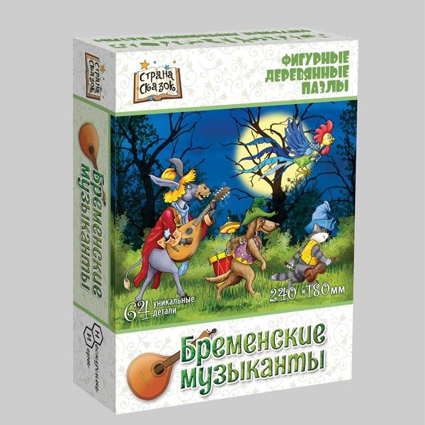 Фигурный пазл Нескучные игры Бременские музыканты - фото 4 - id-p168158992