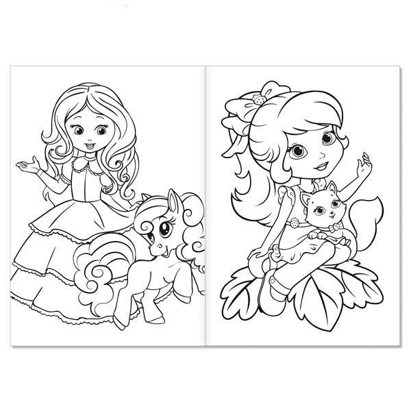 Набор раскрасок БУКВА-ЛЕНД Для маленьких принцесс - фото 1 - id-p168157450