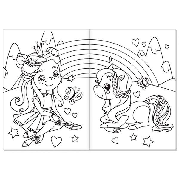 Набор раскрасок БУКВА-ЛЕНД Для маленьких принцесс - фото 4 - id-p168157450