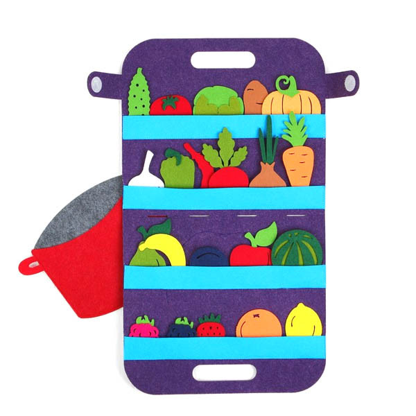 Развивающая игрушка SmileDecor Овощи, фрукты и ягоды - фото 3 - id-p168160178