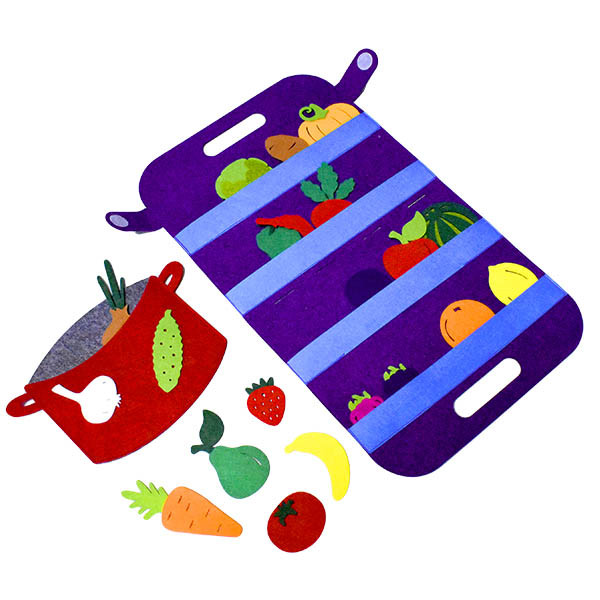 Развивающая игрушка SmileDecor Овощи, фрукты и ягоды - фото 2 - id-p168160178