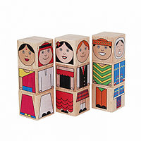 Кубики Краснокамская игрушка Народы мира