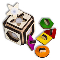 Развивающая игрушка Агамс Я-Кубик геометрия