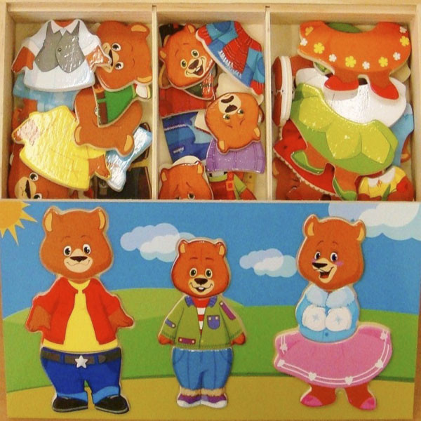 Мозаика Мир деревянных игрушек Три медведя - фото 1 - id-p168160252