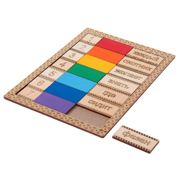 Развивающая игрушка SmileDecor Учим цвета радуги - фото 4 - id-p168160254