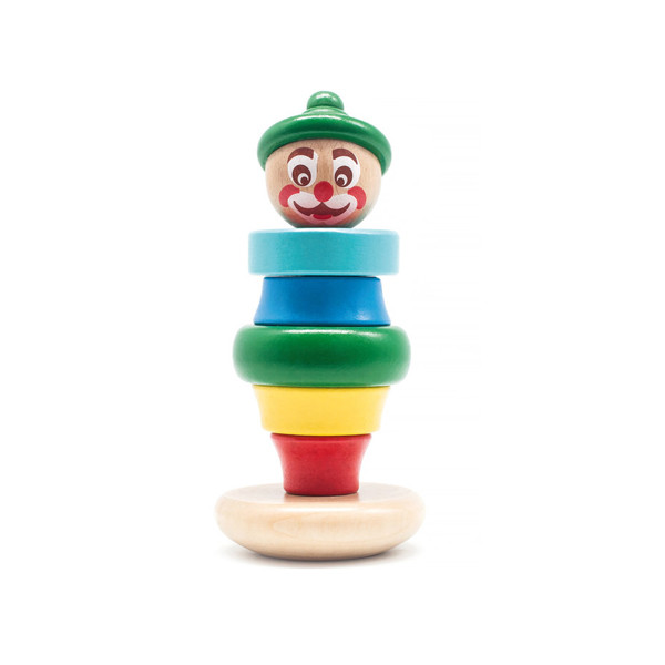 Пирамидка Мир деревянных игрушек Клоун - фото 1 - id-p168160403
