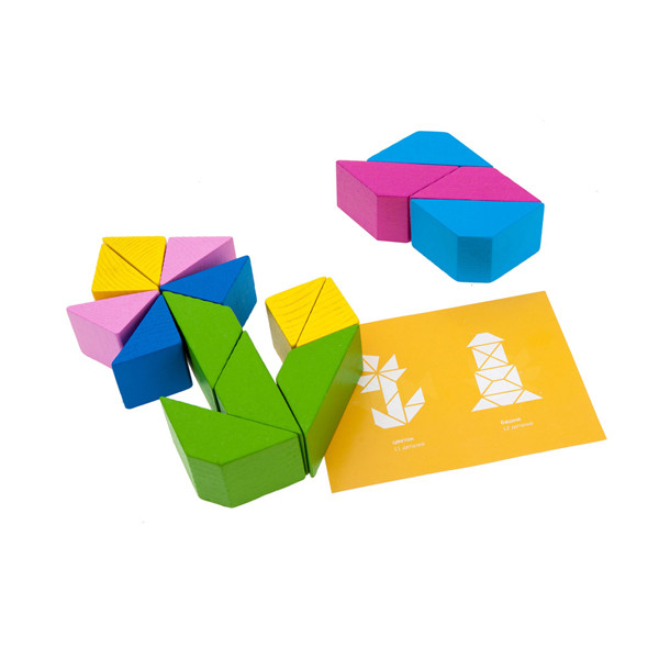 Развивающая игрушка Томик Цветные треугольники - фото 2 - id-p168160443