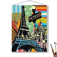 Картина по номерам Selfica Город Париж
