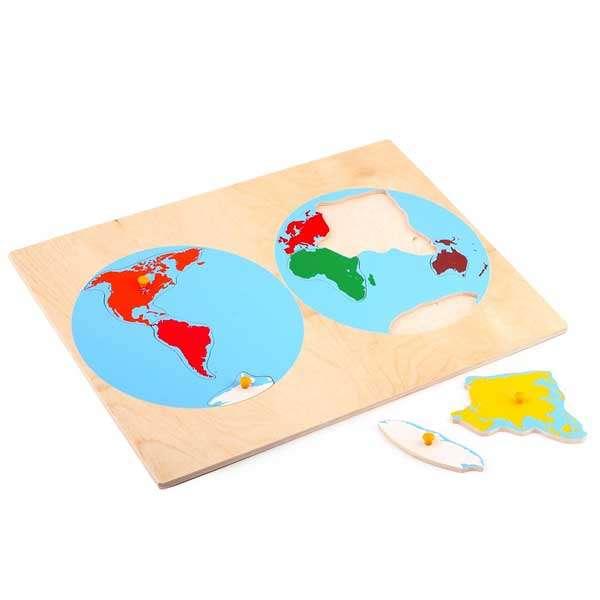 Пазл ЛЭМ Карта континентов - фото 1 - id-p168160484