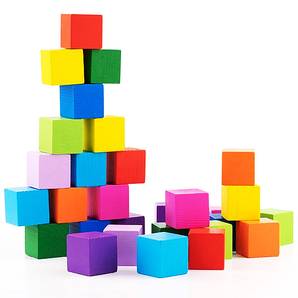 Развивающая игрушка Томик Кубики Цветные 30 штук - фото 2 - id-p168158002