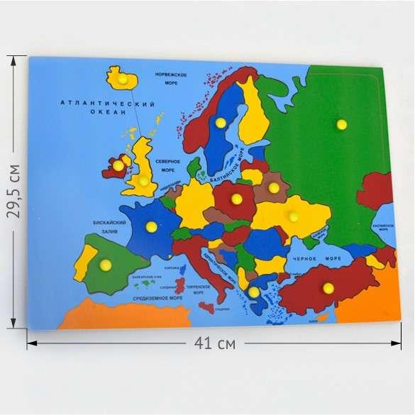 Пазл ЛЭМ Карта Европы - фото 1 - id-p168160534