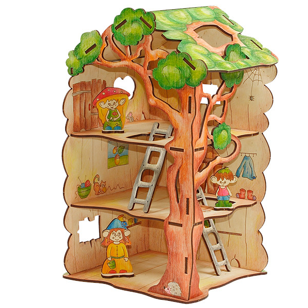 Конструктор Woody Дом-дерево для Лешиков - фото 3 - id-p168160578