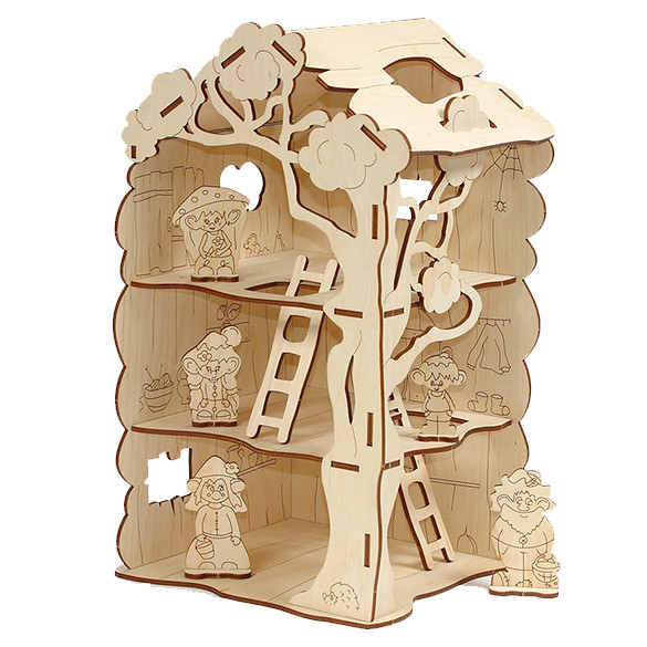 Конструктор Woody Дом-дерево для Лешиков - фото 4 - id-p168160578