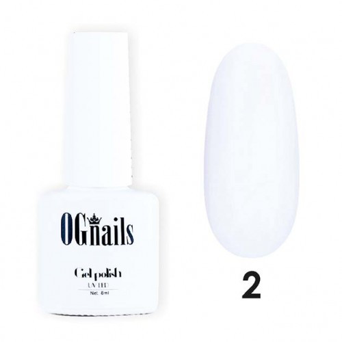 Гель-лак OG Nails коллекции Second White №2, 8 мл