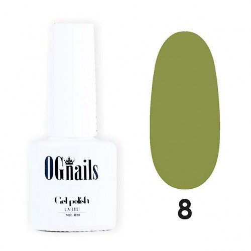 Гель-лак OG Nails коллекции Second White №8, 8 мл