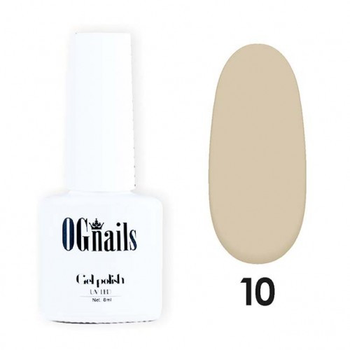 Гель-лак OG Nails коллекции Second White №10, 8 мл