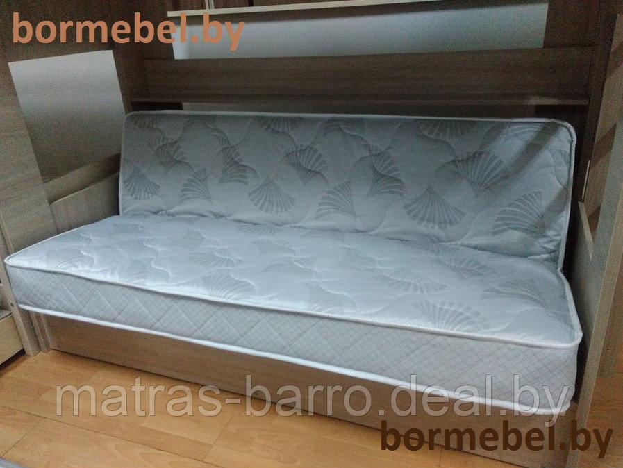Кровать двухъярусная Новинка с диван-кроватью цвет белый - фото 2 - id-p168173725