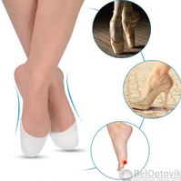 Гелевые ортопедические (силиконовые) накладки для пальцев ног (на мысок) Footmate. Вкладыши в пуанты