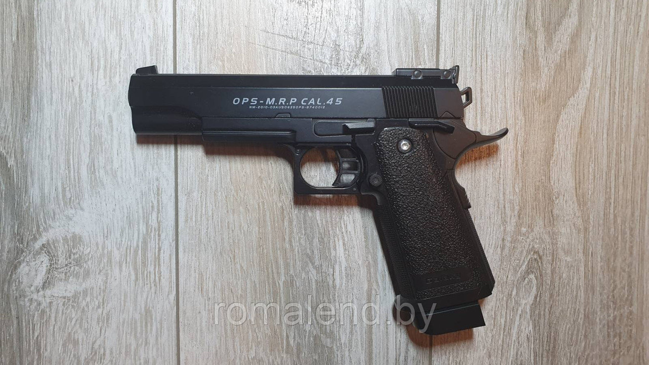 Пистолет детский металлический пневматический Airsoft Gun C. 6 - фото 3 - id-p168210600