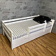 Кровать Ecodrev Классик с ящиками и бортиком (белая), фото 3