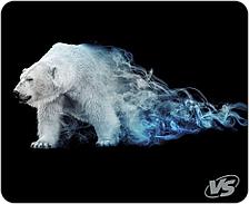 Коврик для мыши игровой VS "Flames" "Белый медведь" (320*240*3 мм) ткань+резиновое основание VS_A475