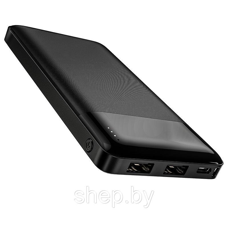 Внешний аккумулятор Hoco J72 10000mAh цвет: черный - фото 2 - id-p168240140