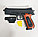 Пистолет детский пневматический с лазерным прицелом / Vigor / Airsoft Gun / На пульках, фото 3