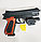 Пистолет детский пневматический с лазерным прицелом / Vigor / Airsoft Gun / На пульках, фото 5