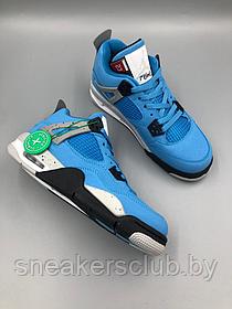 Кроссовки женские голубые демисезон Nike Jordan 4/ подростковые