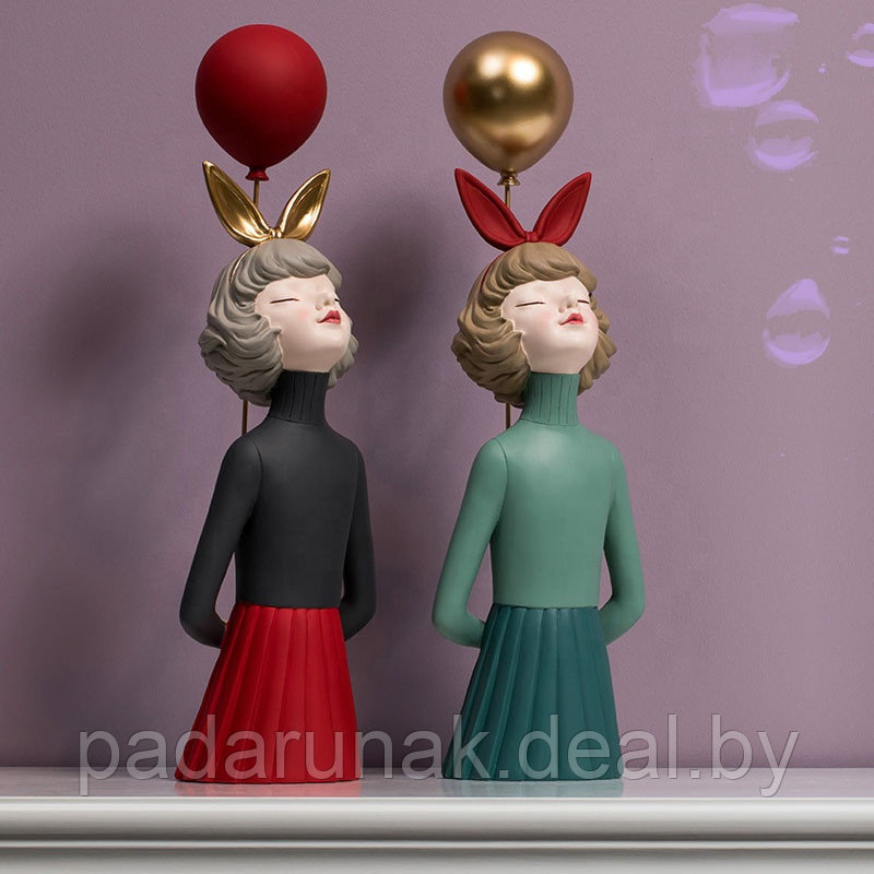 Девушка с воздушным шаром, статуэтка - фото 3 - id-p168247606