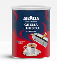 Кофе Lavazza Crema e Gusto молотый 250гр (жесть)