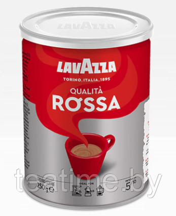 Кофе LAVAZZA Qualita Rossa 250 г молотый (жесть)