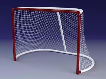 Сетка для хоккейных ворот 1.9х1.22 м, яч. 30х30 мм, нить 5 мм