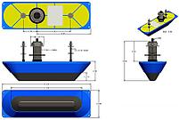 Датчик StructureScan 3D Transducer Stainless Steel Thru-Hull Single, фото 3