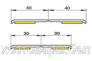 Нащельник уголок ПВХ 40х40мм самоклеющ ЛЮКС - фото 3 - id-p145723201