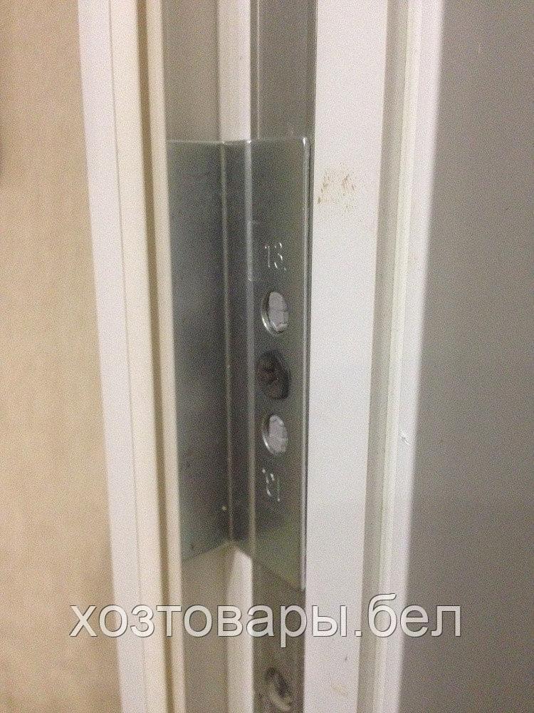 Магнитная защелка для дверей ПВХ 13мм (белая) - фото 4 - id-p36232878