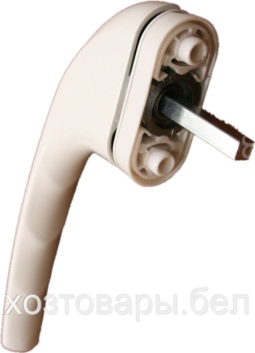 Ручка оконная "LG" с ключом (ключ-кнопка) (коричн) - фото 4 - id-p95916409